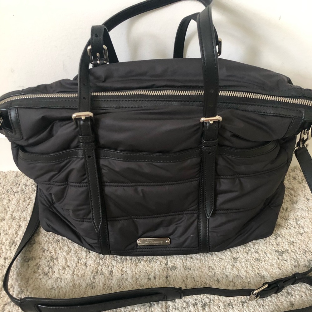Burberry diaper bag